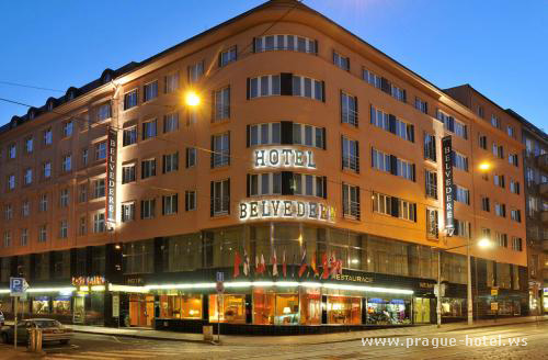 Obr�zky a fotografie pra�sk�ho hotelu Belvedere