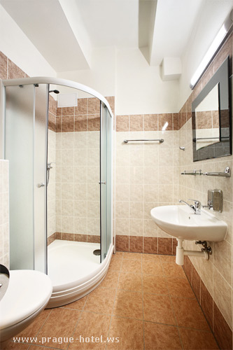 Residence Bene v Praze - koupelna. 