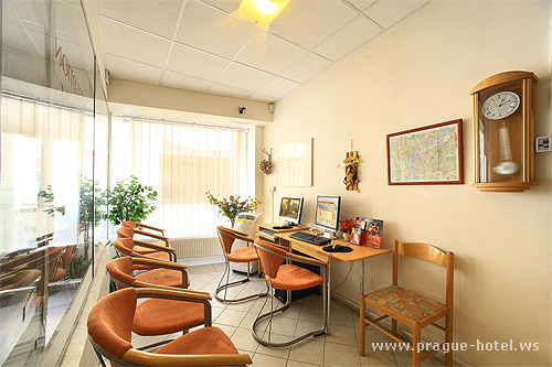 P��stup na internet v hotelu Residence Bene v Praze. 