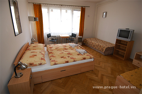 Obr�zek 4-l��kov�ho apartm�nu v hotelu Residence Bene v Praze.