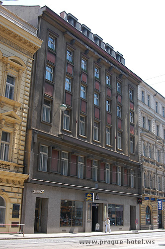 Fotografie praskho pensionu Platan