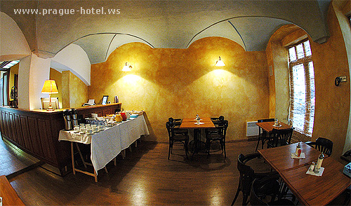Fotografie restaurace - Pension U Cervene Zidle v Praze.