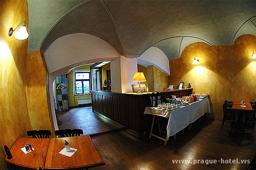 Fotografie restaurace - Pension U Cervene Zidle v Praze.