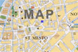 mapa Prahy - hostel tn