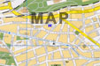 mapa Prahy - hotel amadeus