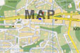 mapa Prahy - hotel kaval�r