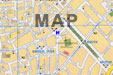 mapa Prahy - hotel na zlat�m k��i